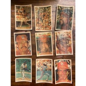 Sportsflics 1986 Triple Action Series 1 Lenticular Baseball Cards Set of 196 Car